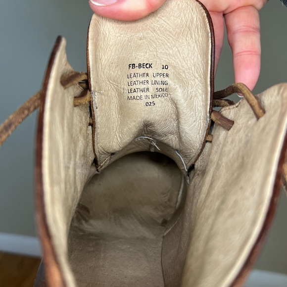 Freebird Beck booties in brown leather size 10 - Picture 5 of 6
